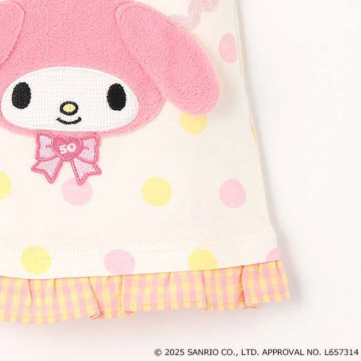 [My Melody / Kuromi] Small Shoulder Bag T-Shirt,Pink, medium image number 4
