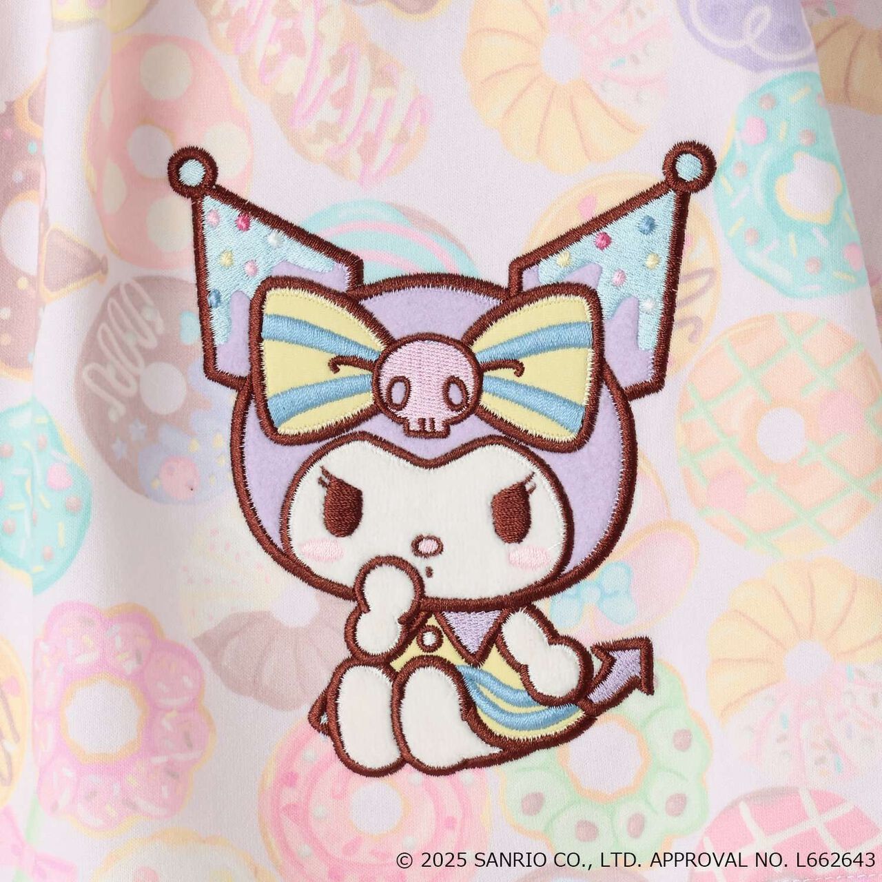 My Melody / Kuromi Donut Sweatshirt,Pink, large image number 5