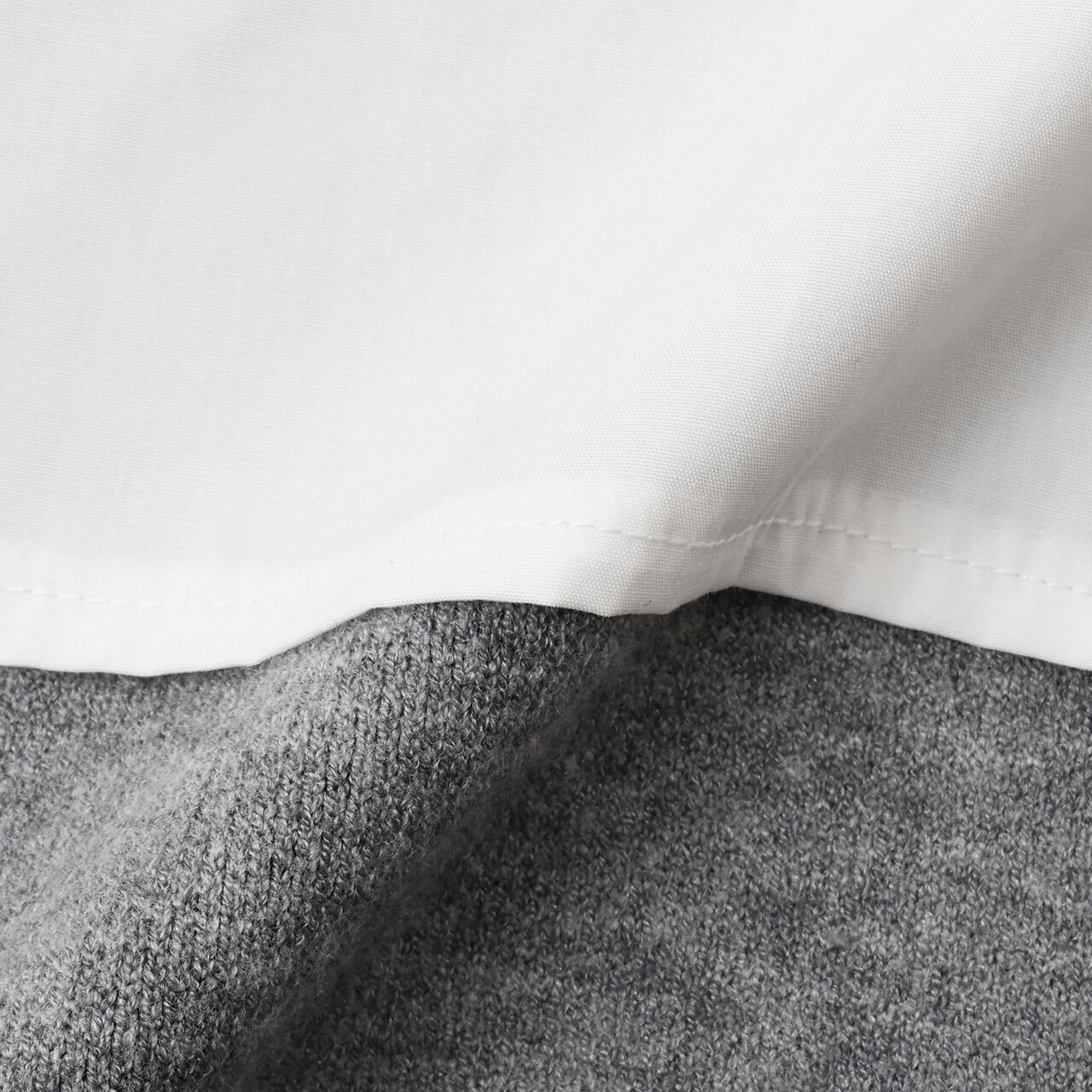 My Melody / Kuromi All-Over Pattern Jacquard Pullover & Lace Collar Set,Black, large image number 9