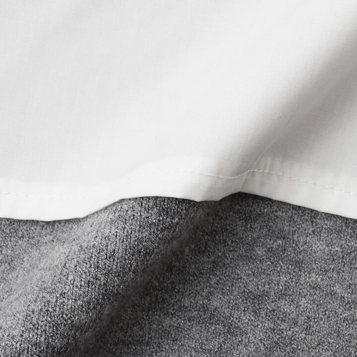 My Melody / Kuromi All-Over Pattern Jacquard Pullover & Lace Collar Set,Black, medium image number 9