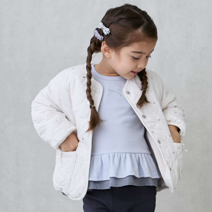 [Link] Foil Print Reversible Jacket,, medium