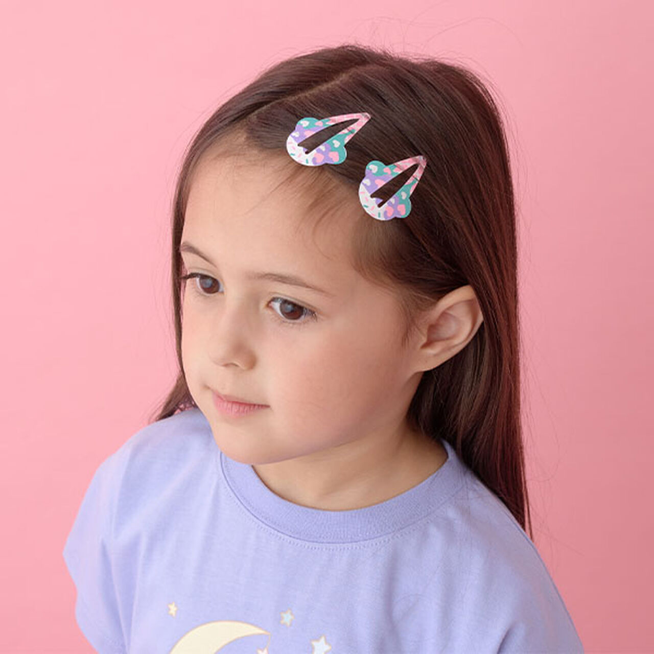 Ice Hair Clip 2P Set,Magenta, large image number 15