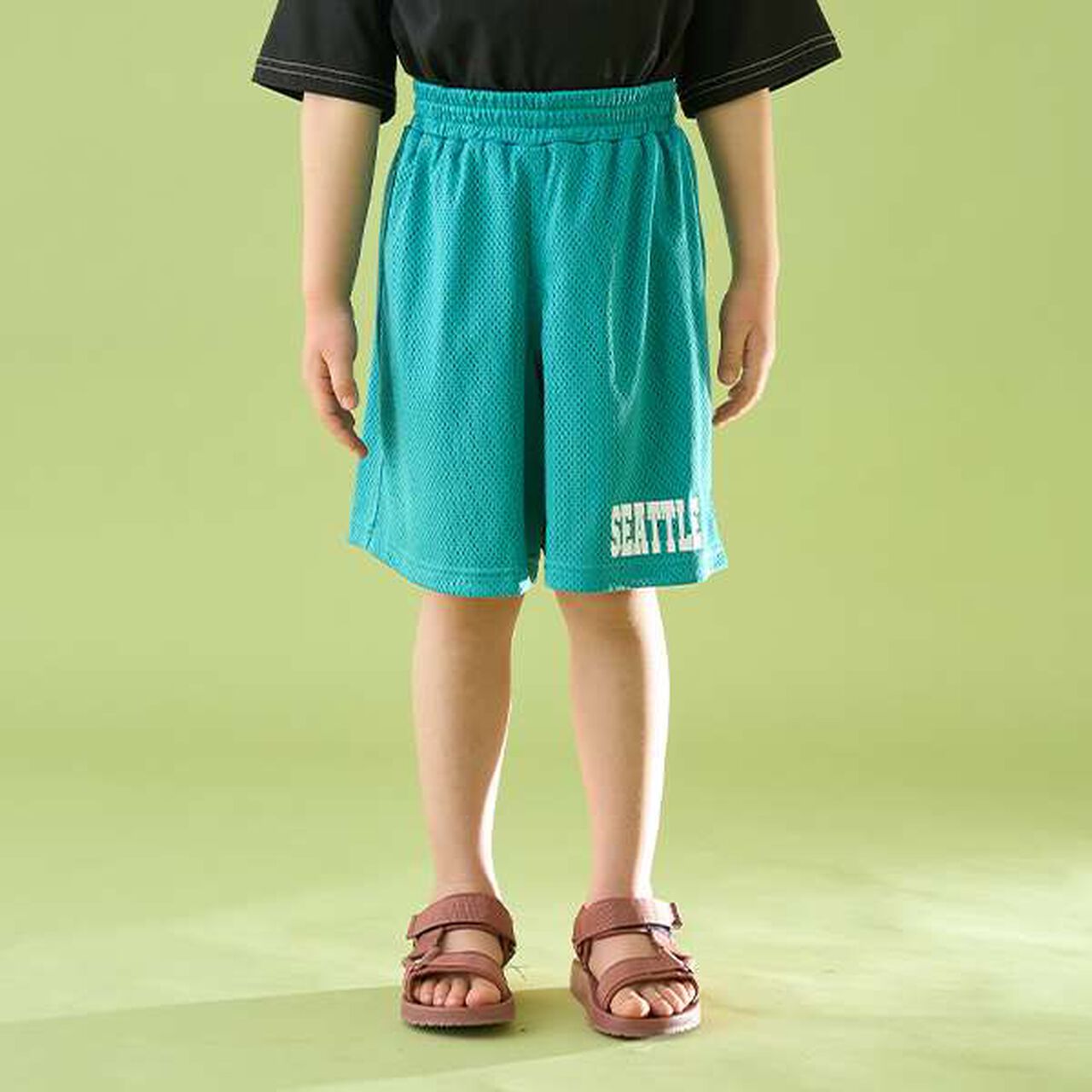 [Set Up Compatible] Mesh Half Pants,Silver gray, large image number 27