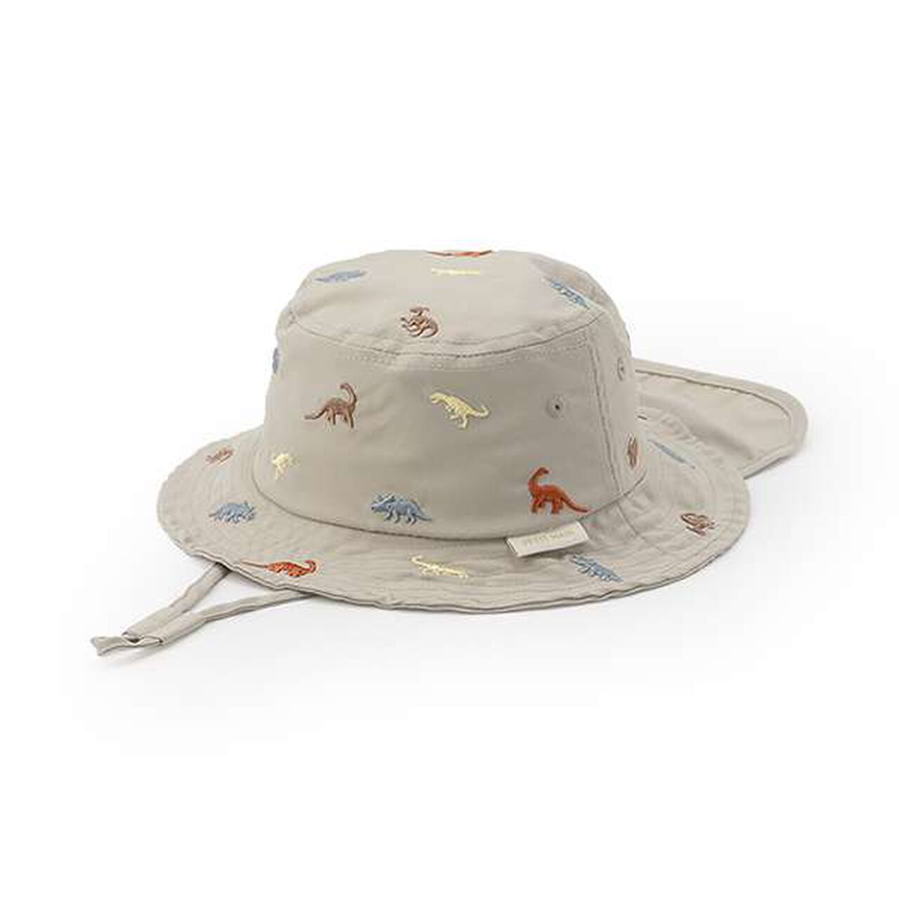 [Heat-Resistant] Embroidered Bucket Hat,Off white, large image number 17