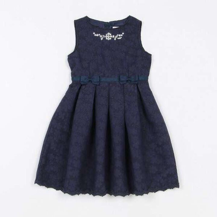 Floral Jacquard One-Piece Dress,Light pink, medium image number 9