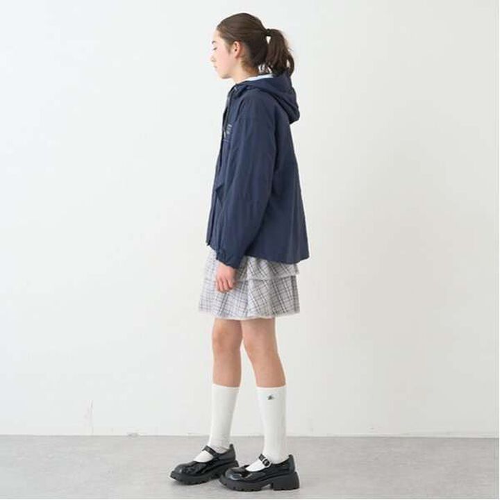 Tiered Frill Skirt with Shorts,Gray, medium image number 7