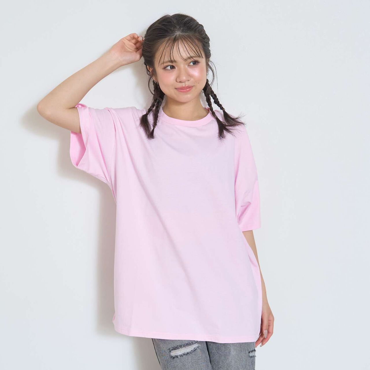 [LTXC / 100% Cotton / GOOD PRICE] Custom Decor Loose Half Sleeve T-Shirt,Red, large image number 0