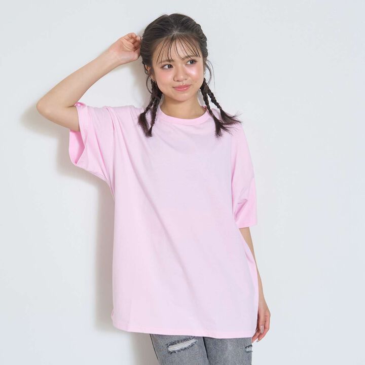 [LTXC / 100% Cotton / GOOD PRICE] Custom Decor Loose Half Sleeve T-Shirt,Red, medium image number 0