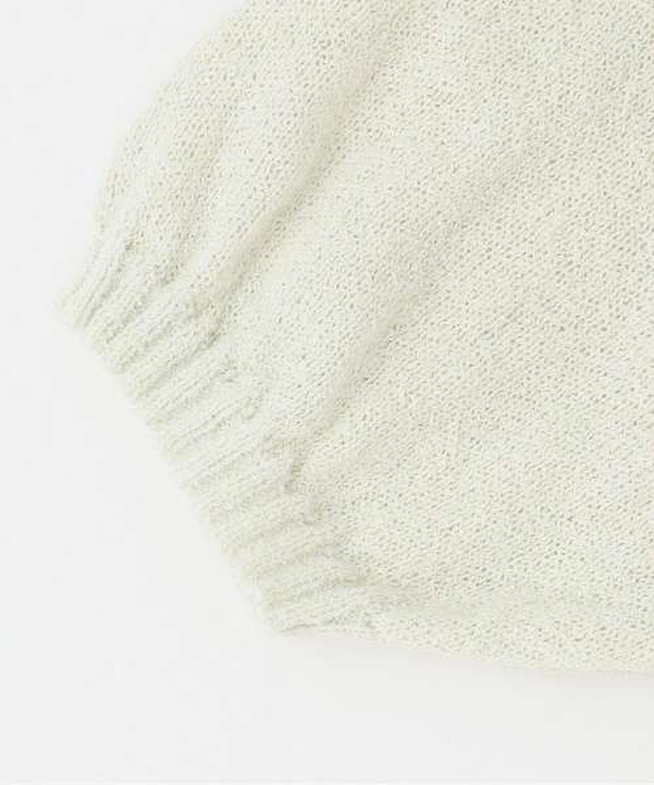 Jewel Logo Short-Sleeve Knitwear,Ivory, large image number 11