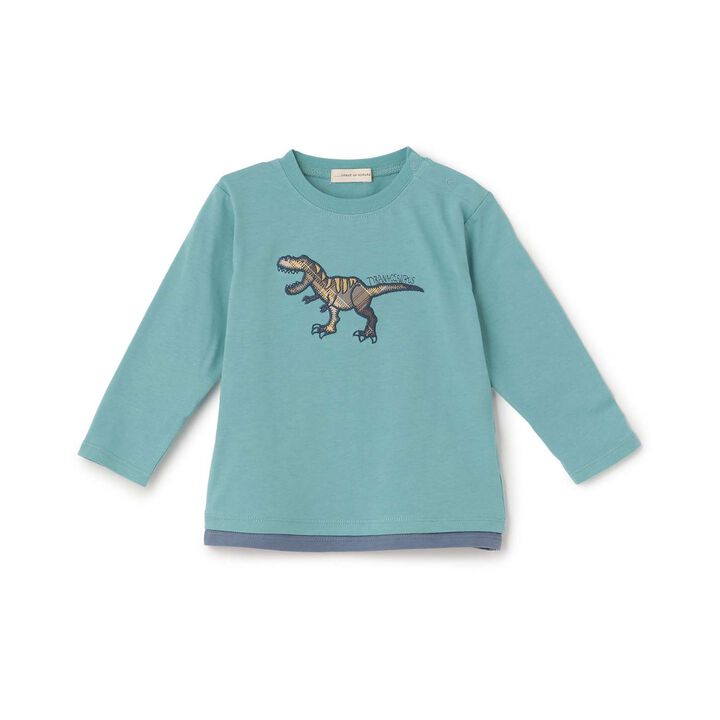 Dinosaur Egg Long-Sleeve T-Shirt,Light blue, medium image number 0