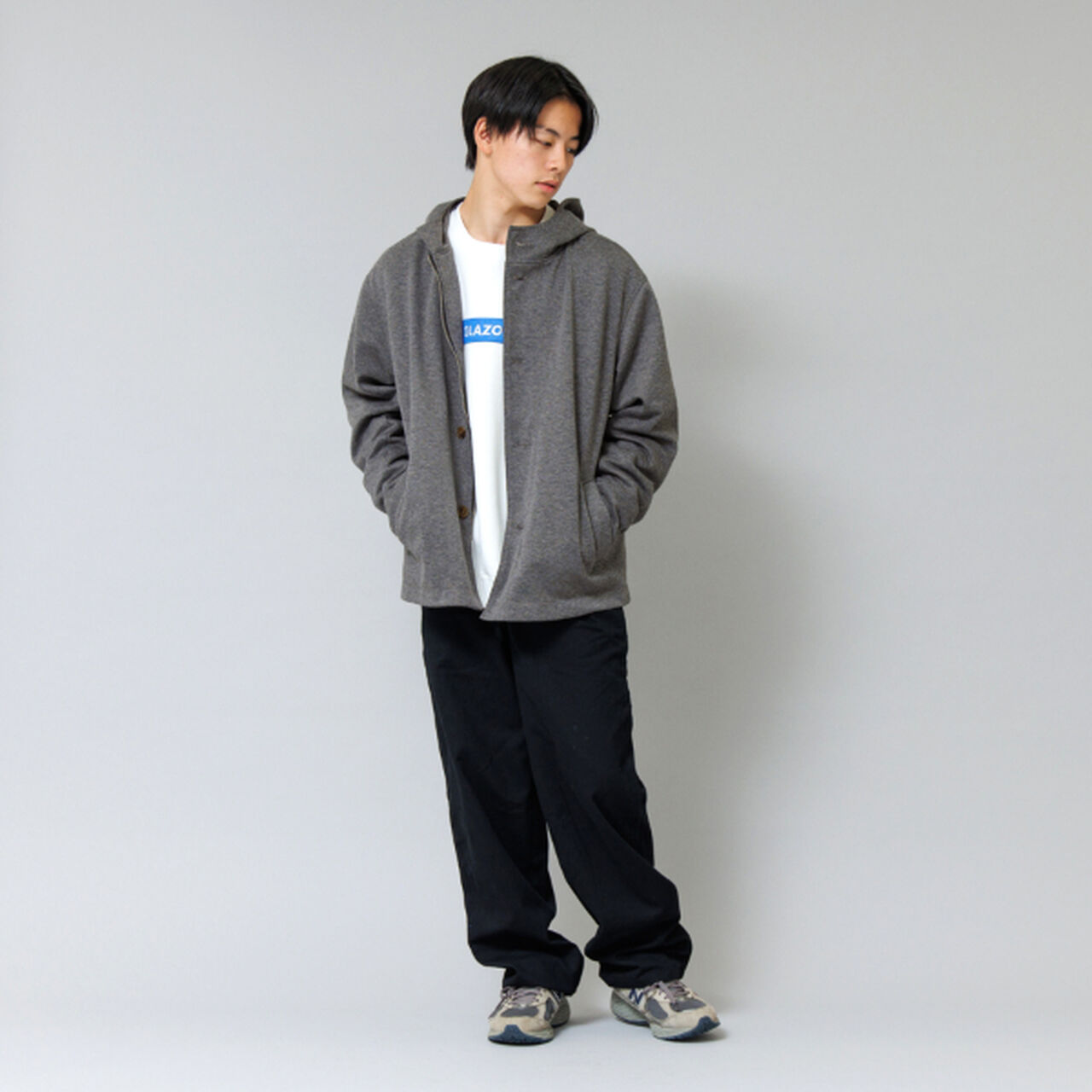 Cut Food Jacket,Top gray, large image number 4