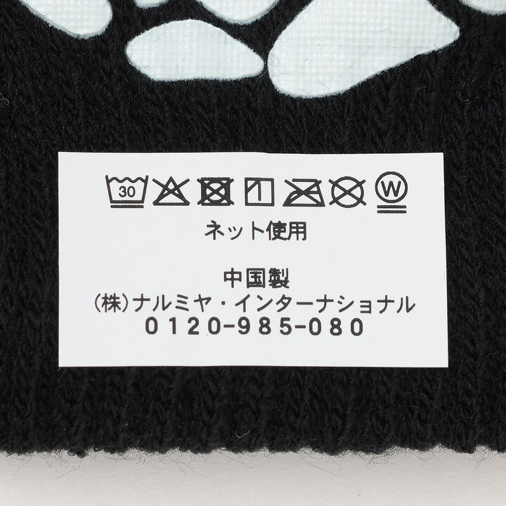 [Halloween] Glow-in-the-Dark Bone Gloves,Black, medium image number 6