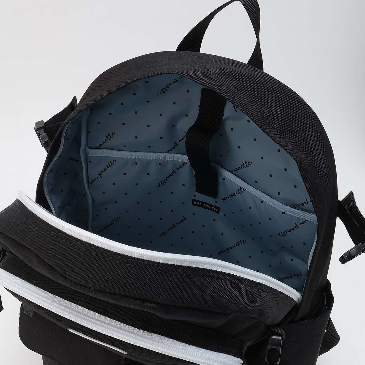 Casual Backpack with Charm,Black, large image number 13