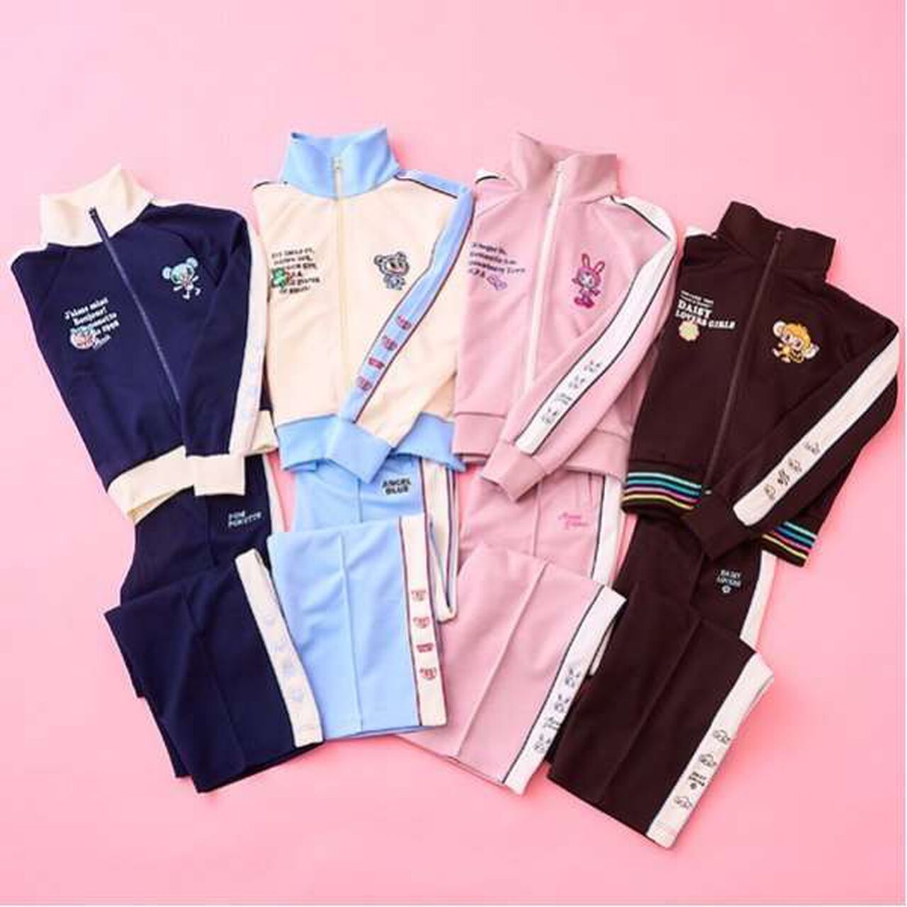 Mint-kun Track Pants,Navy, large image number 9