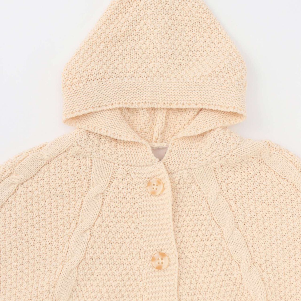 Knit Cape,Ivory, large image number 13