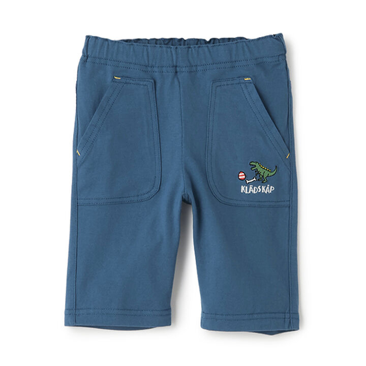 Dinosaur One-Point 6-Length Cut and Sew Pants,Yellow green, medium image number 9