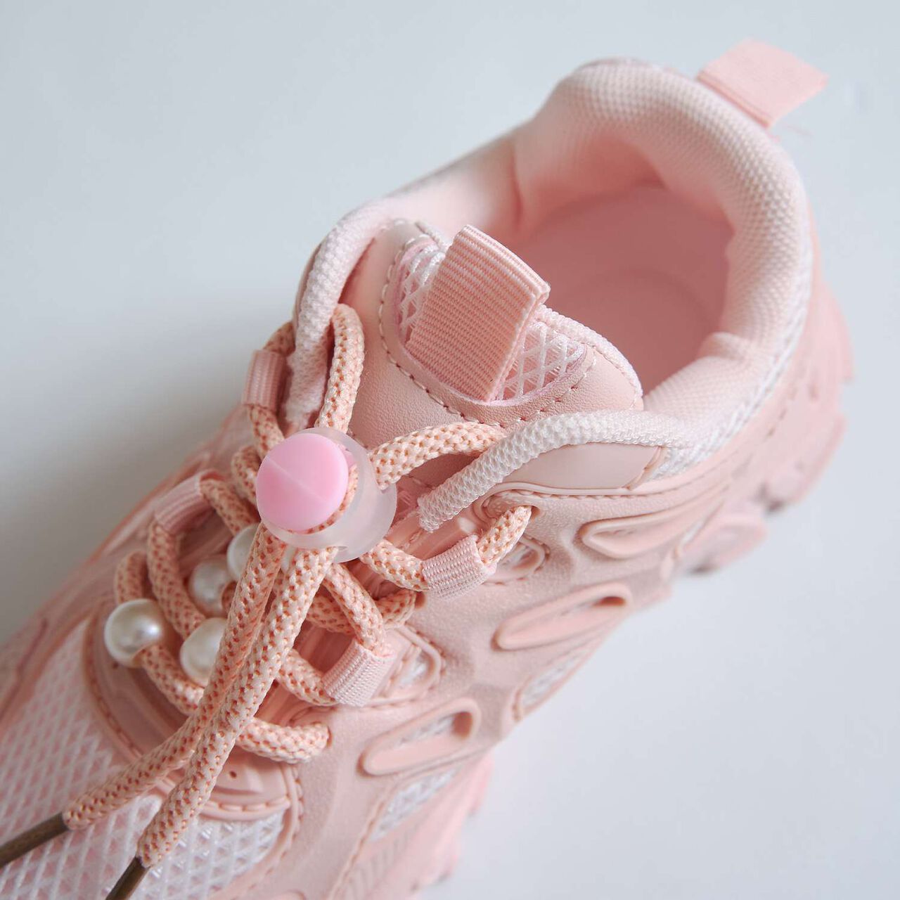 Pearl-Embellished Sneakers,Lavender, large image number 16