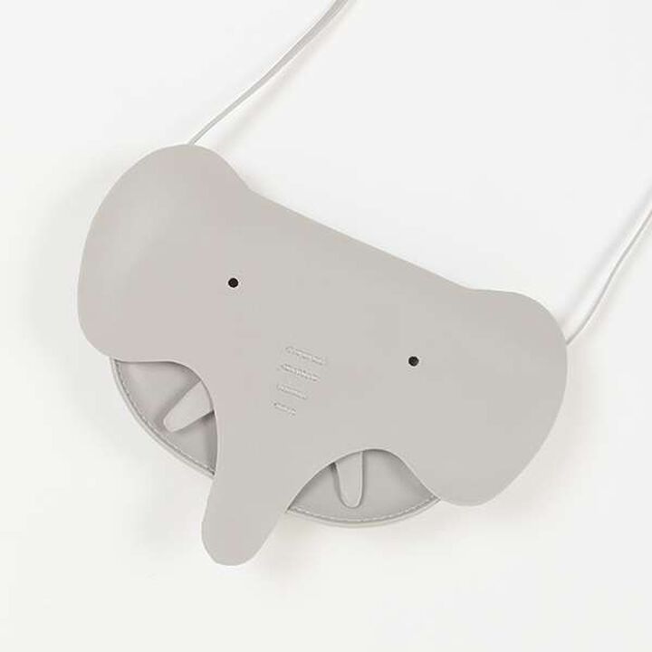 Animal Face Pouch,Gray, medium image number 6