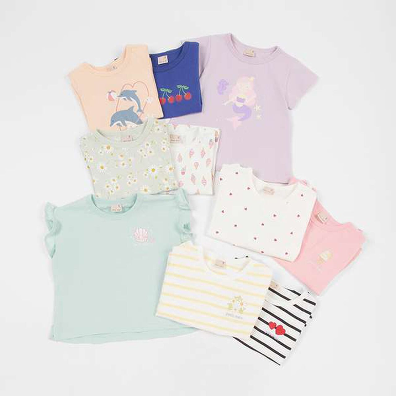 Affordable Girls Short Sleeve T-Shirt,Orange, large image number 19