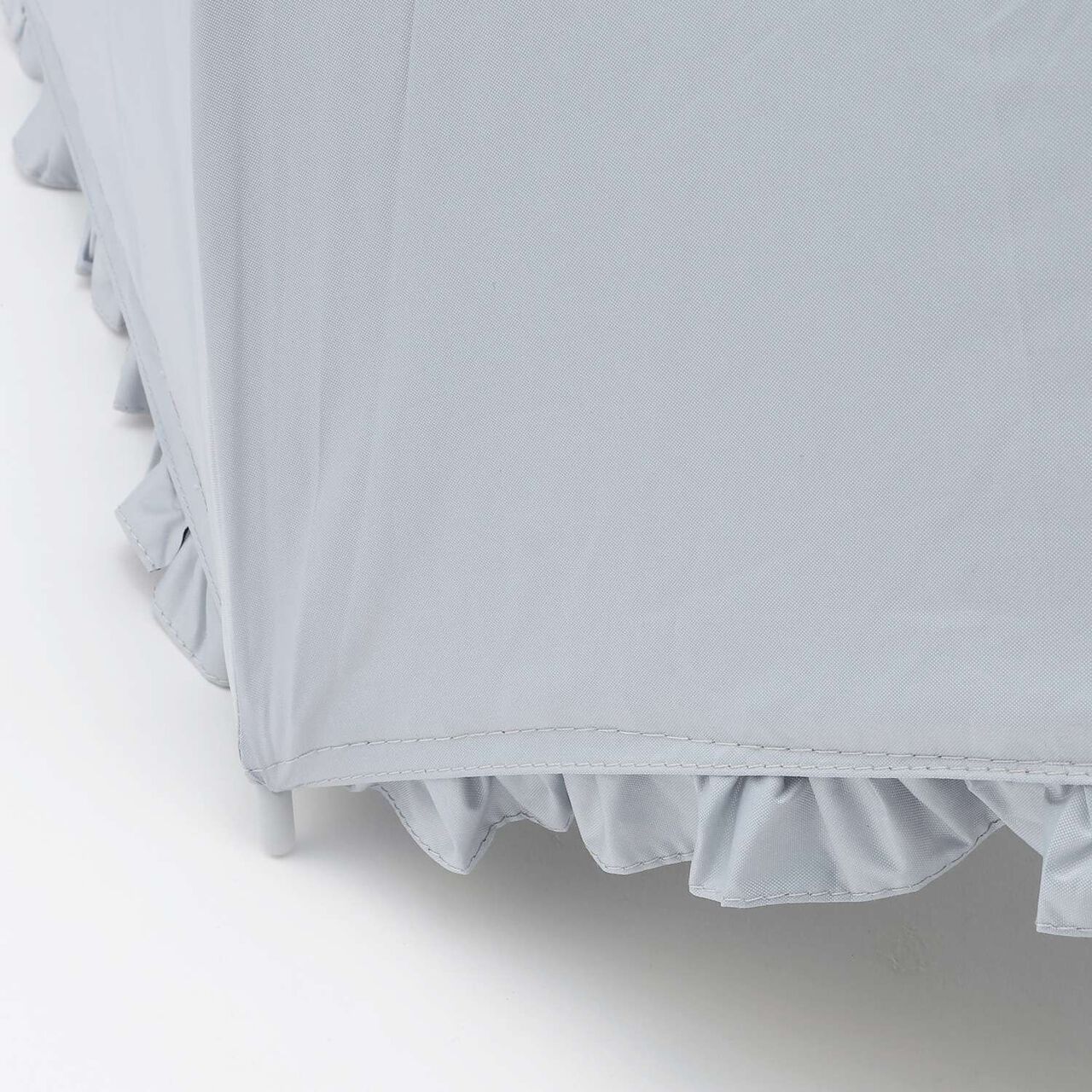 [UV] All-Weather Frill Long Umbrella,Light blue, large image number 6