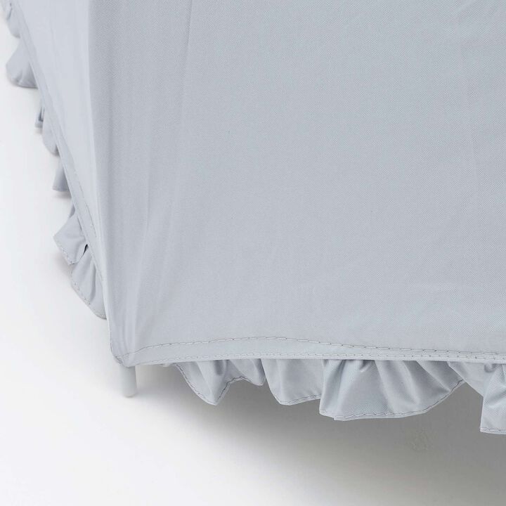 [UV] All-Weather Frill Long Umbrella,Light blue, medium image number 6
