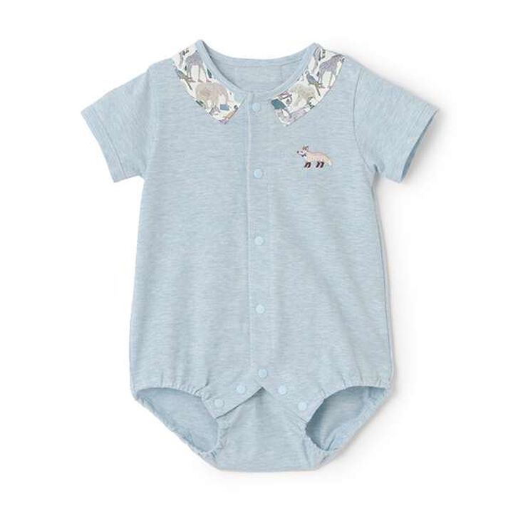 Liberty Collar Bodysuit,Blue, medium image number 0