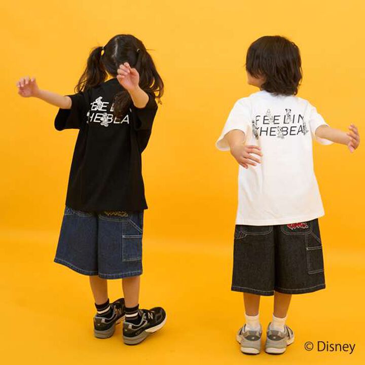 [SKIT0LY] Disney Mickey Mouse & Friends Print Short Sleeve T-Shirt,Black, medium image number 12