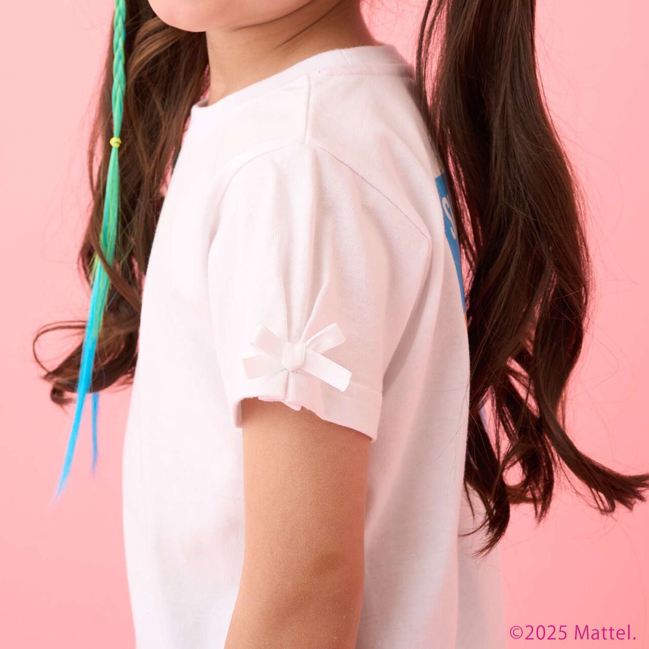 [Barbie] Sleeve Tuck T-Shirt,White, large image number 27