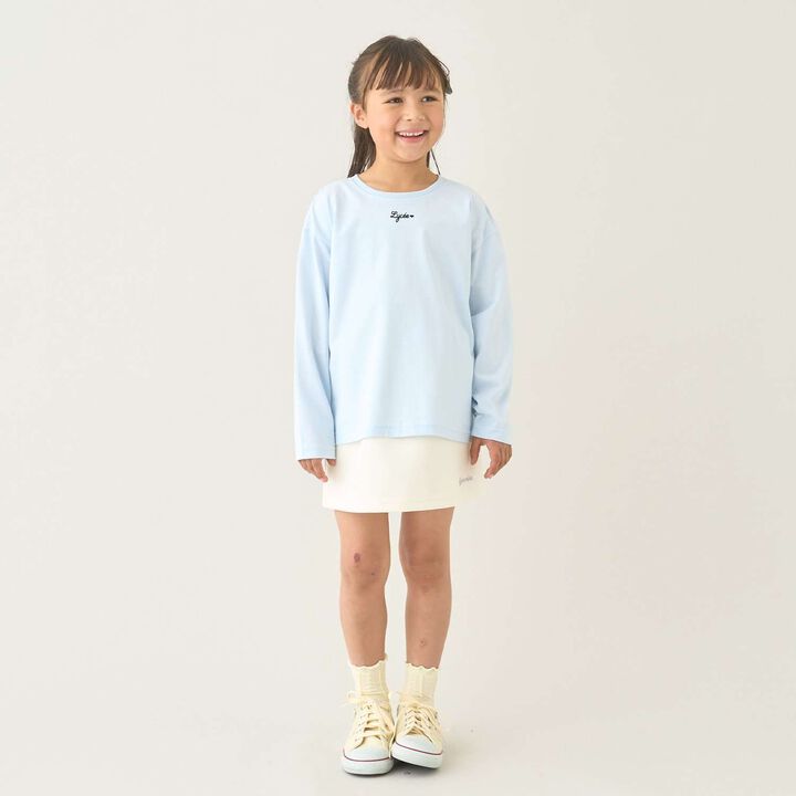 [100% Cotton] [School-Ready] A-Line T-Shirt (2-Piece Set),Sax blue, medium image number 15