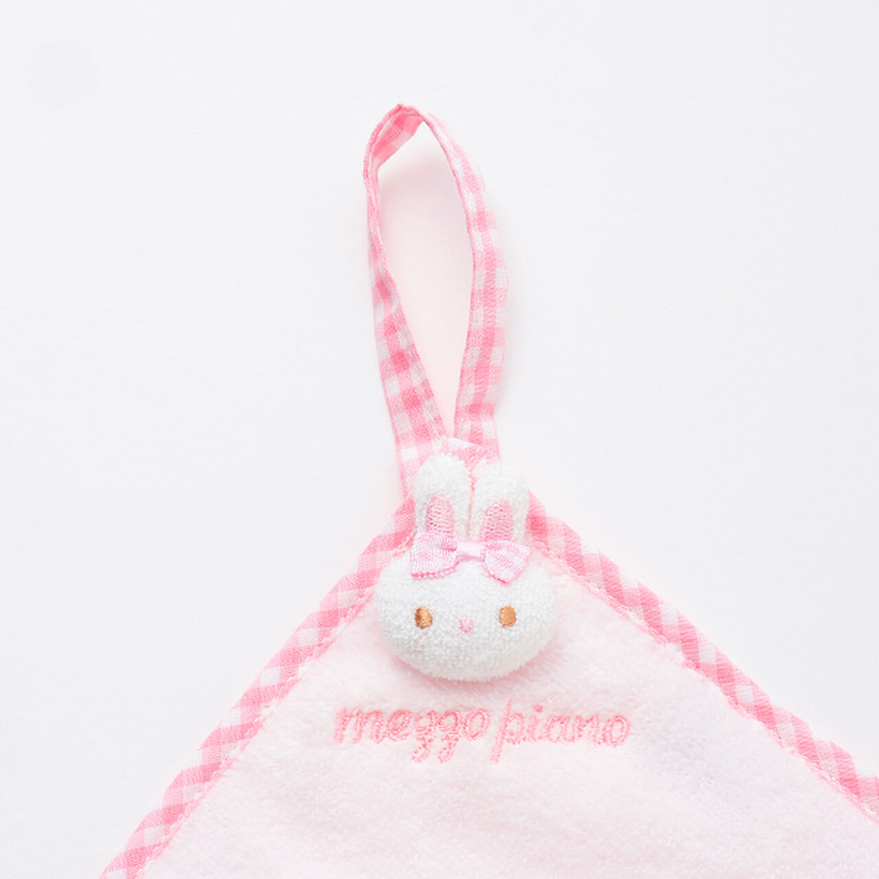 Towel with Rabbit Mascot,Light pink, large image number 2