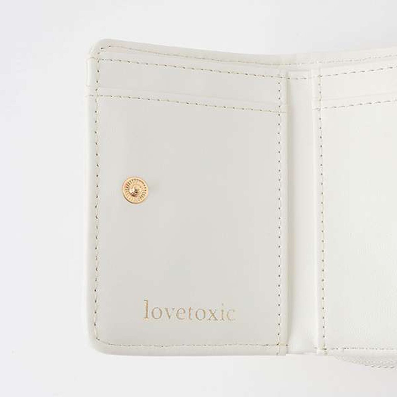 Heart Quilt Tri-Fold Wallet,Sax blue, large image number 4