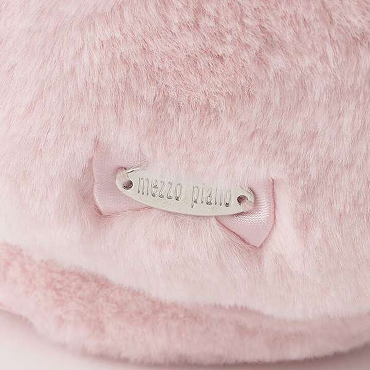 Ribbon Faux Fur Earmuffs,Pink, medium image number 3