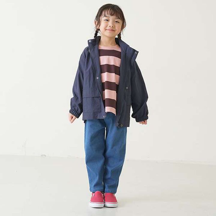 Stand Collar Windbreaker,Red, medium image number 6