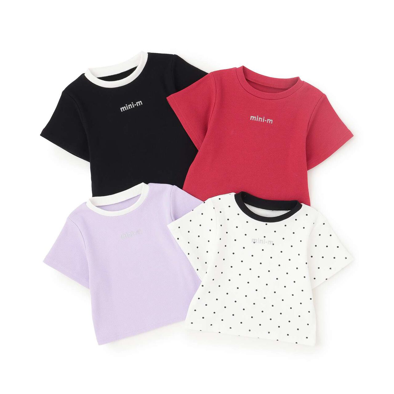 Sleek Plus Quick-Dry Ribbed Short-Sleeve Kids T-Shirt,Red, large image number 26