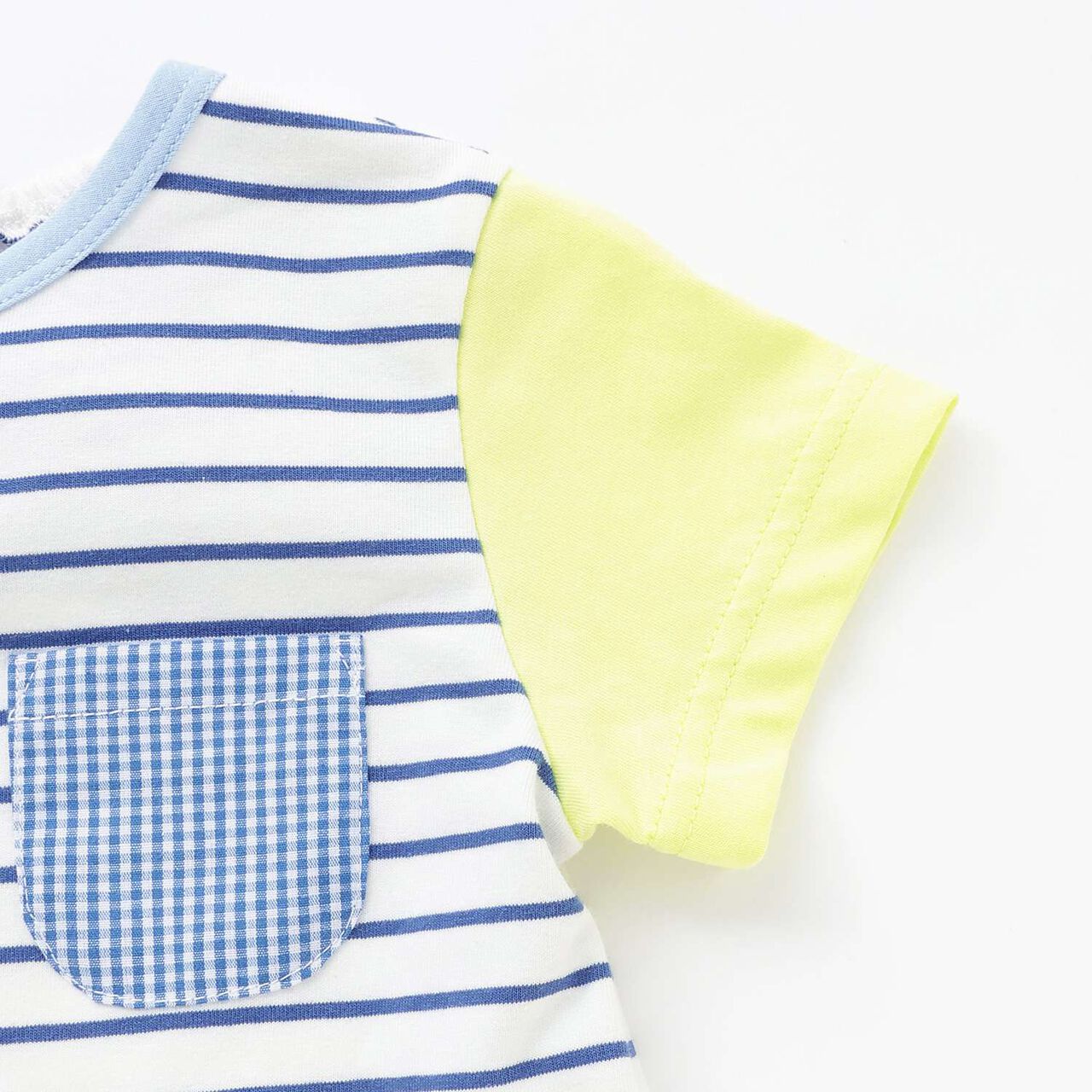 Fruit Hem T-Shirt,Blue, large image number 5