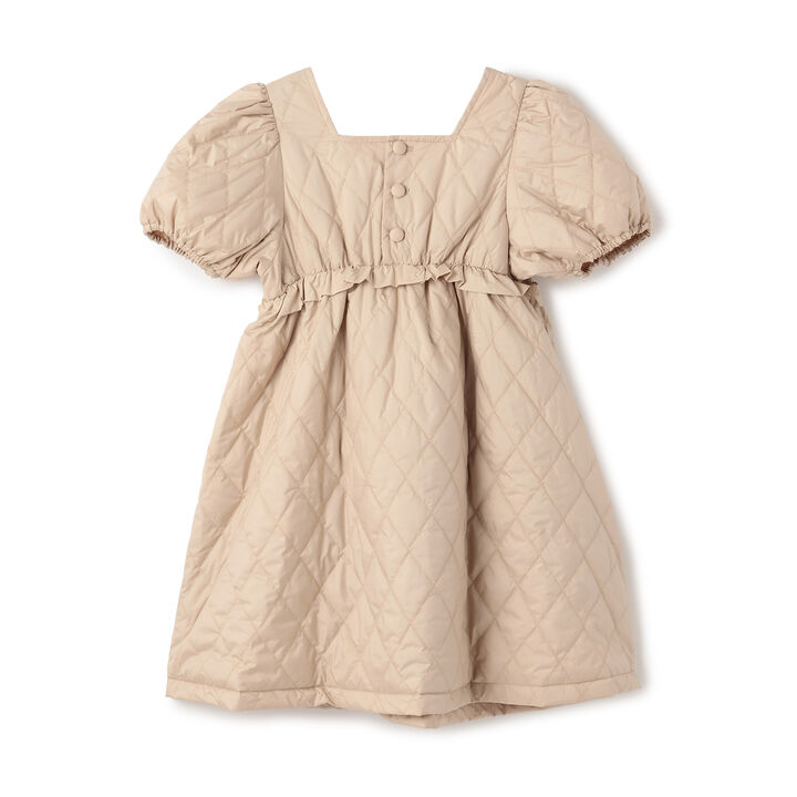 Quilted Puff One-Piece Dress,Pink, medium image number 5