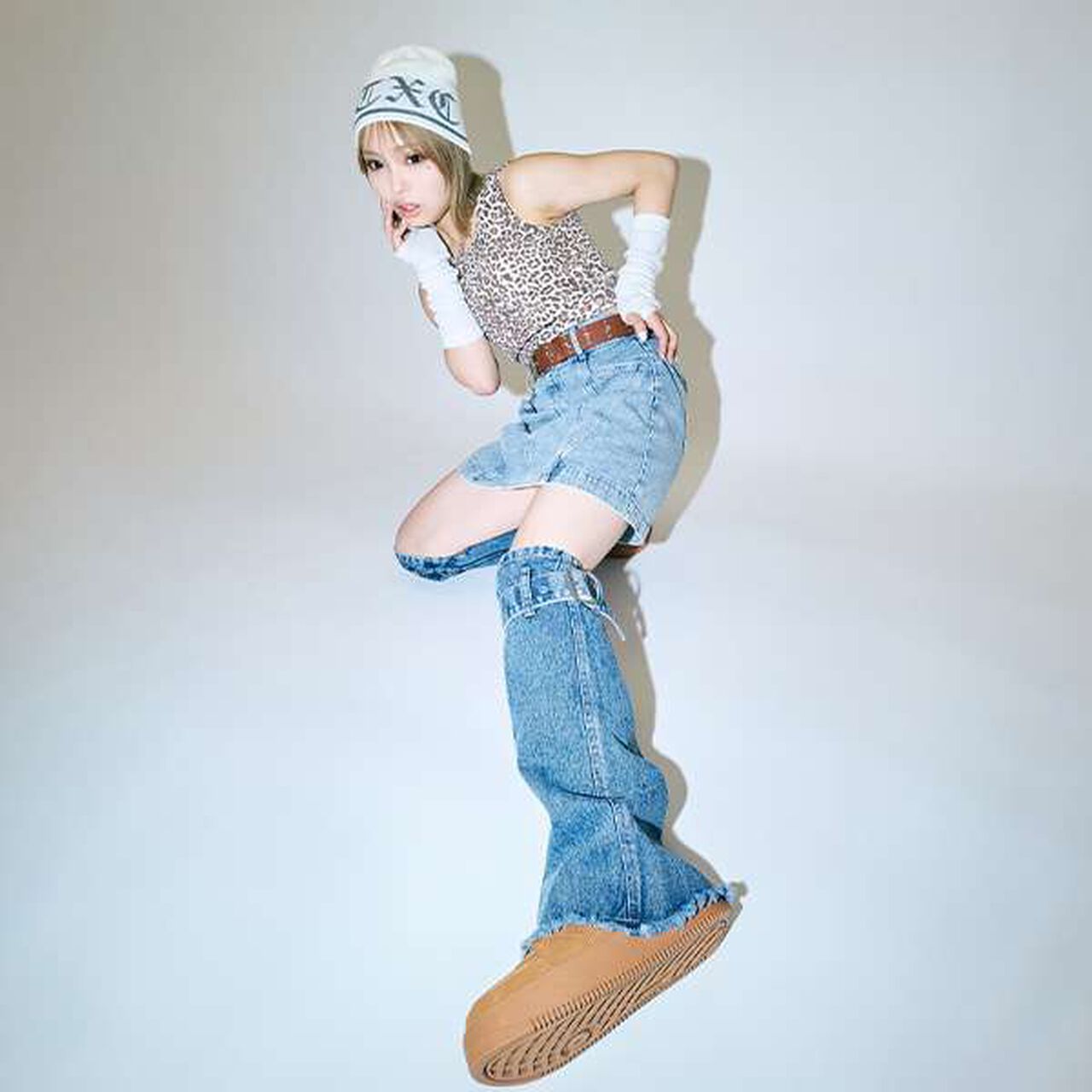 [LTXC] Denim Leg Cover,Gray, large image number 8