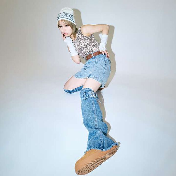 [LTXC] Denim Leg Cover,Gray, medium image number 8