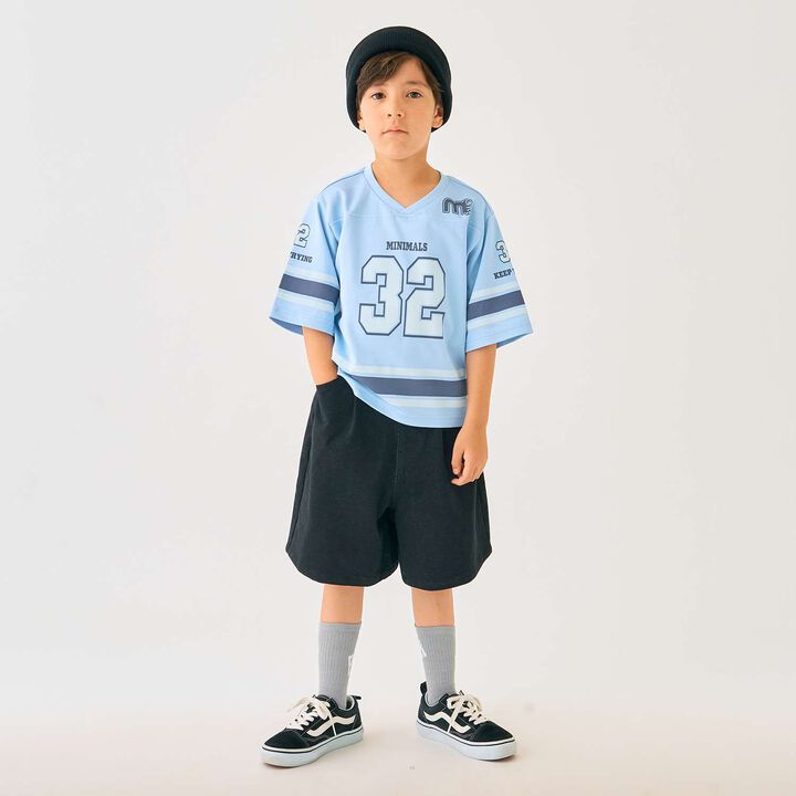 Cut Denim Culottes,Navy, medium image number 13