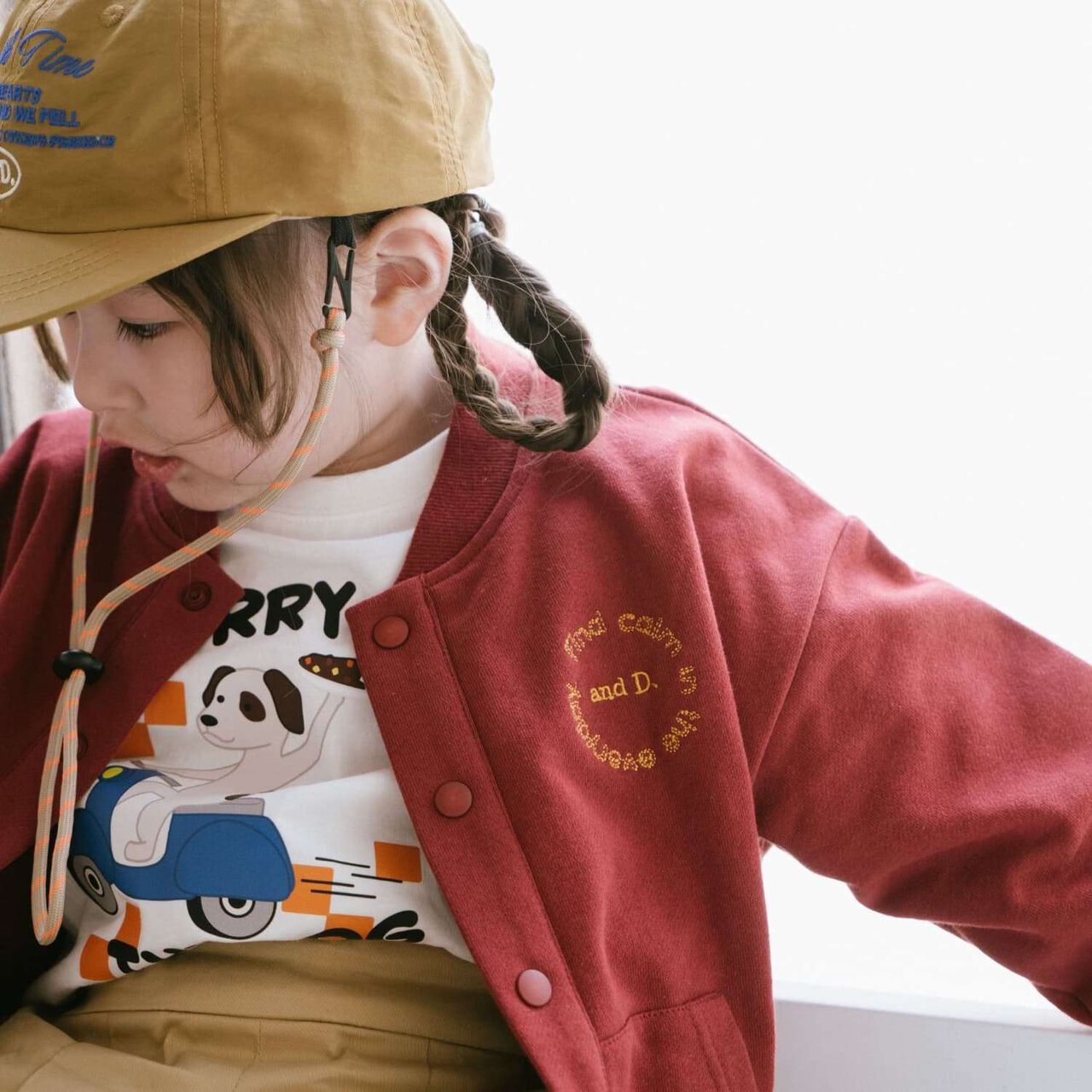 Sweatshirt Crew Neck Cardigan,Black, large image number 2