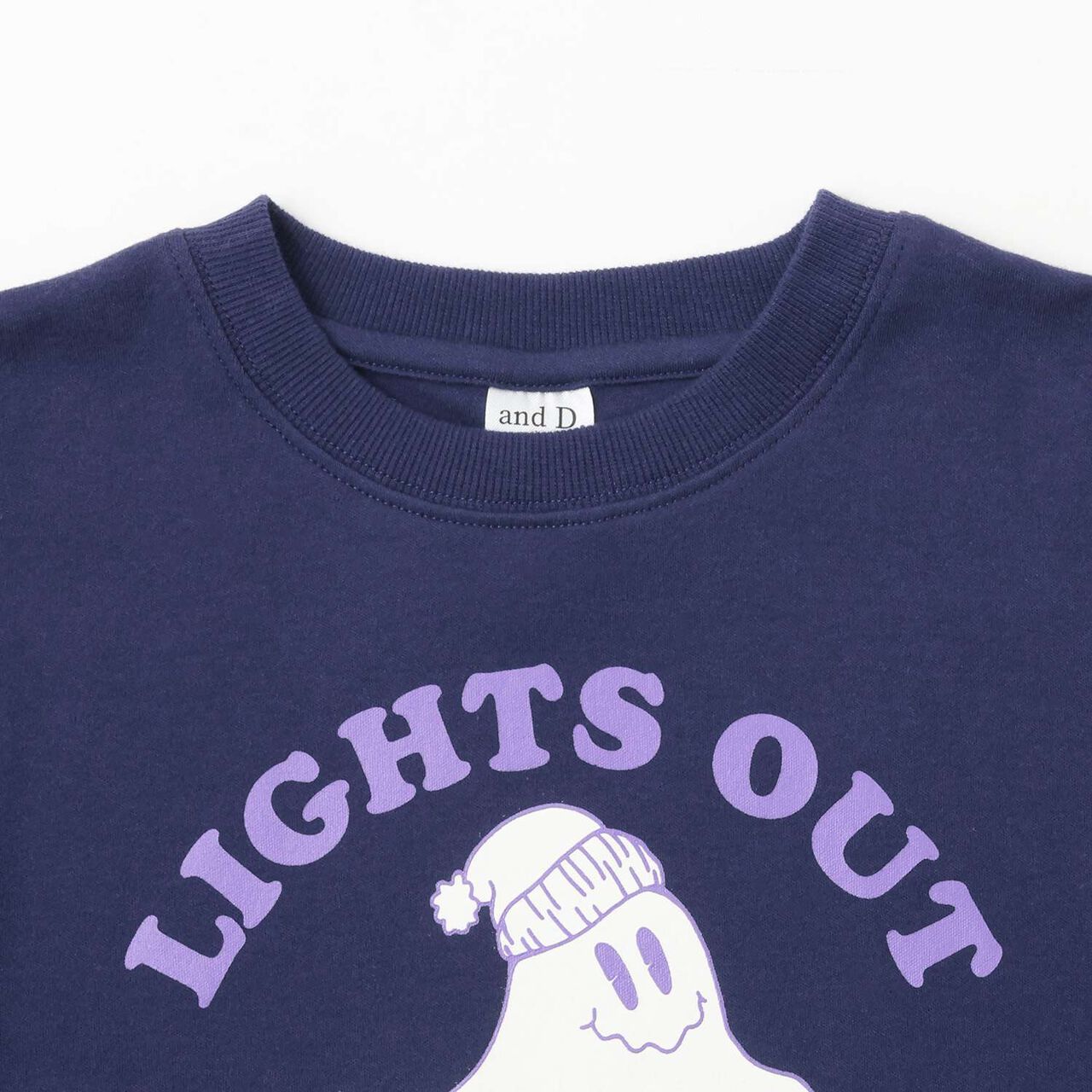 Smooth Loungewear Outfit Set,Navy, large image number 3