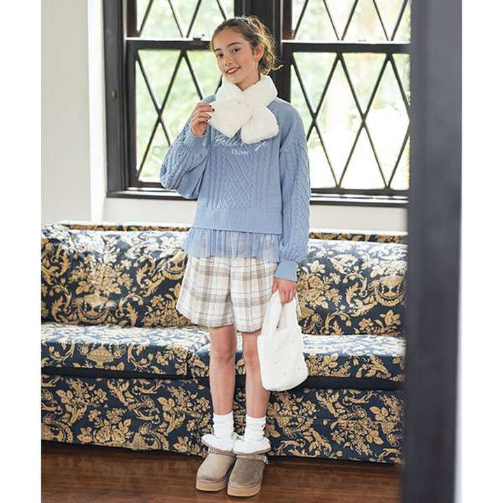 Cuffed Tuck Culottes,Light beige, medium image number 10