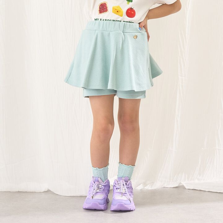 Tomo Pants with Flare Skirt,Emerald green, medium image number 0