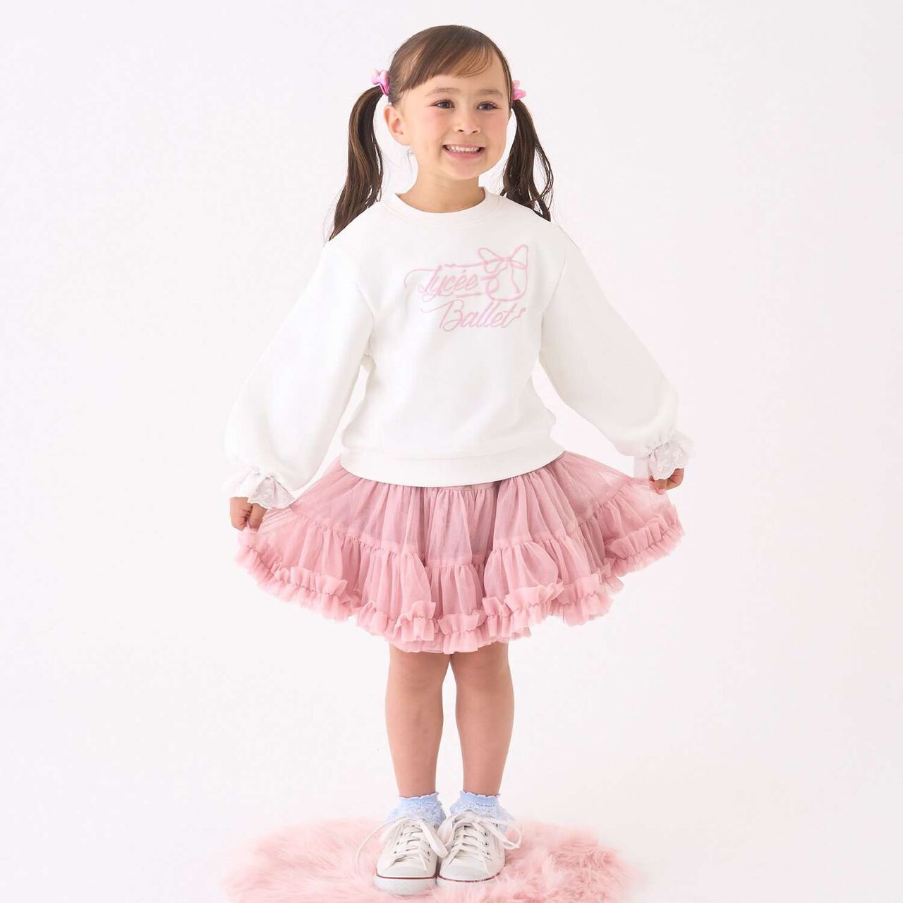 [Lycee Mine Ballet Series] Cuff Lace Sweatshirt,Cream, large image number 18