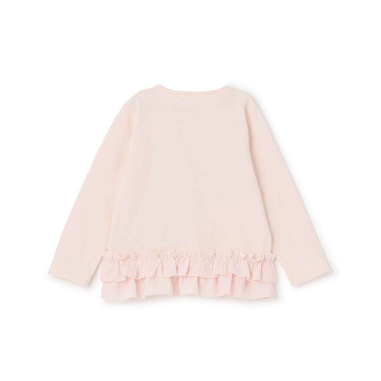 Mimi-chan Layered Frill Long-Sleeve Tunic,Pink, large image number 1