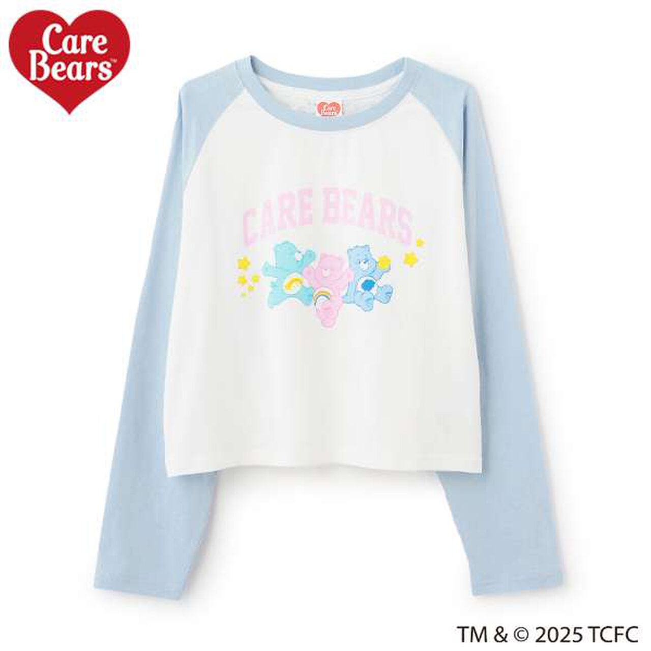 [Care Bears] Raglan Cropped Long-Sleeve T-Shirt,Navy, large image number 11