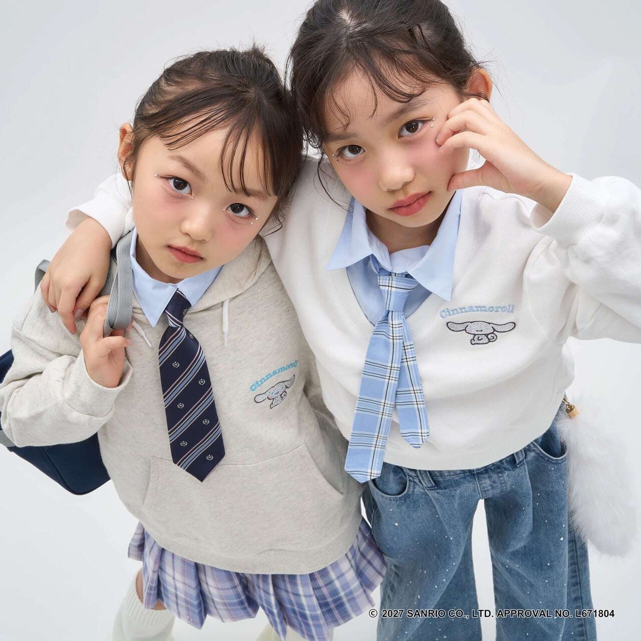 [Sanrio Characters] Sparkling Parka,Off white, large image number 5