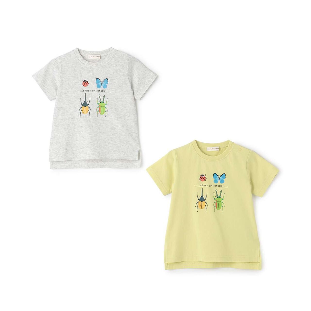 Cool Touch Insect Print Short-Sleeve T-Shirt,Light green, large image number 7