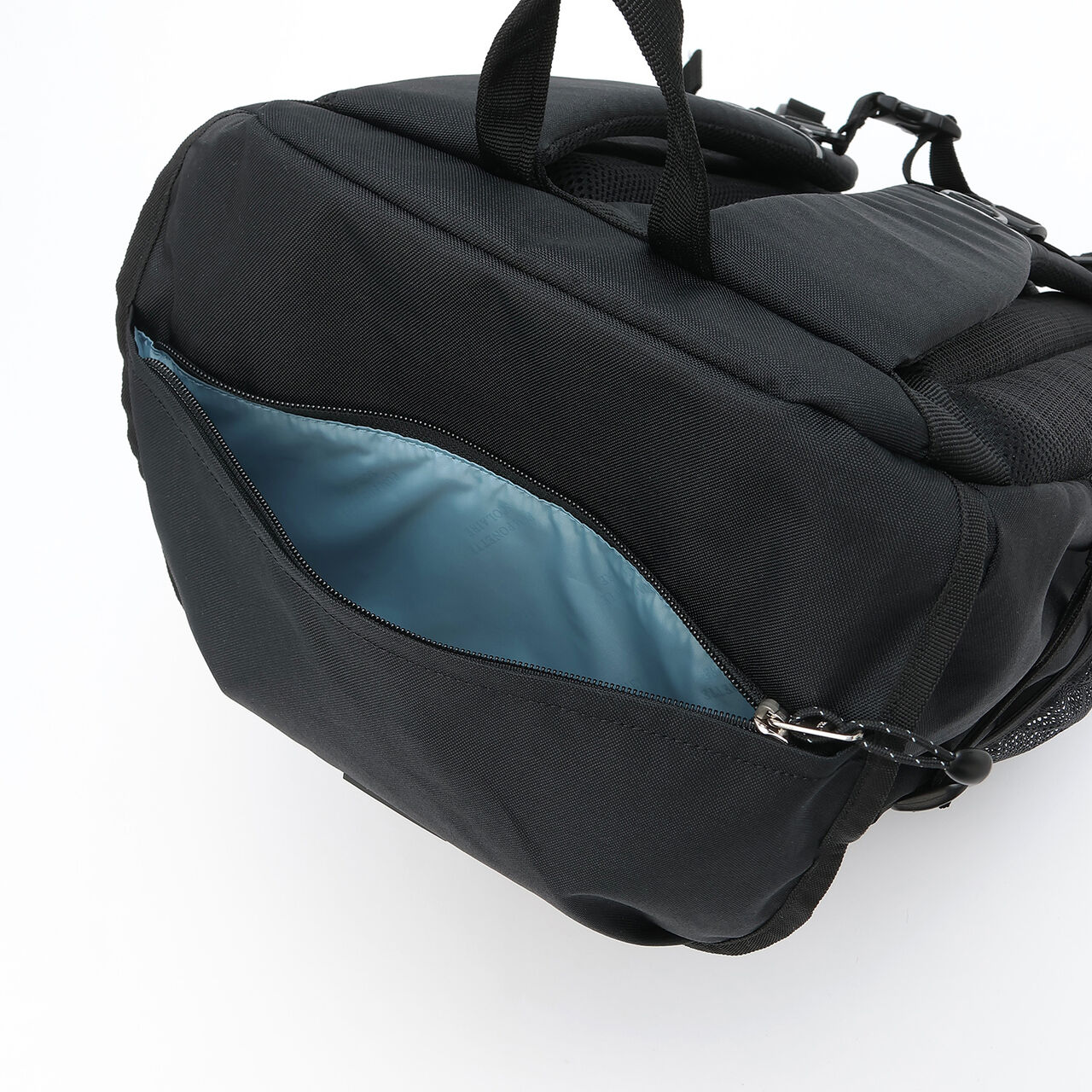 32L Lightweight Water-Repellent Bucket-Style School Backpack,Black, large image number 11