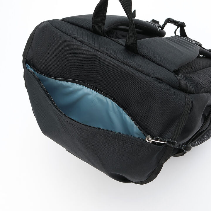 32L Lightweight Water-Repellent Bucket-Style School Backpack,Black, medium image number 11